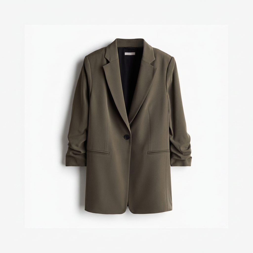 hm-womens-gathered-sleeve-suit-jacket-dark-taupe-front-flat-lay-padded-1x1