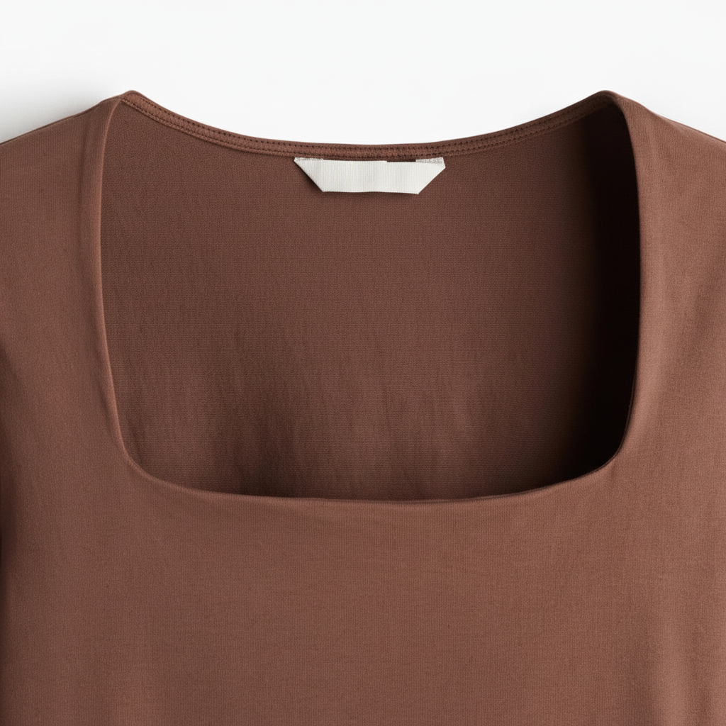hm-womens-jersey-top-square-neck-brown-neckline-detail-padded-1x1