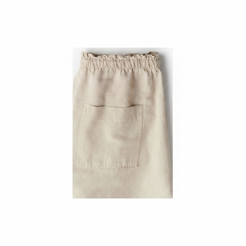 hm-womens-linen-blend-pull-on-shorts-beige-back-pocket-fabric-detail-padded-1x1