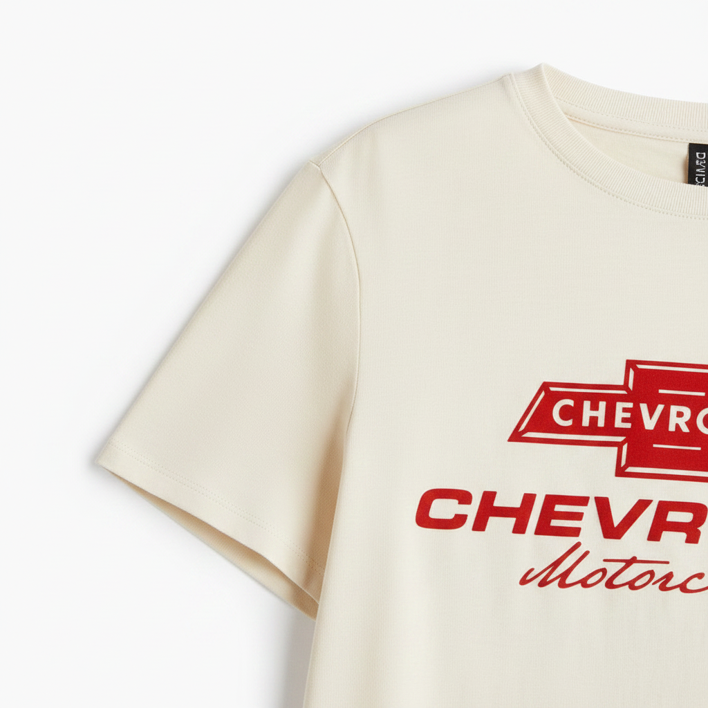hm-womens-printed-tshirt-chevrolet-motorcars-light-beige-m-sleeve-detail-padded-1x1