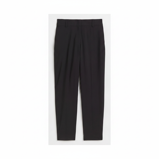 hm-womens-regular-waist-ankle-length-slacks-black-front-flat-lay-padded-1x1