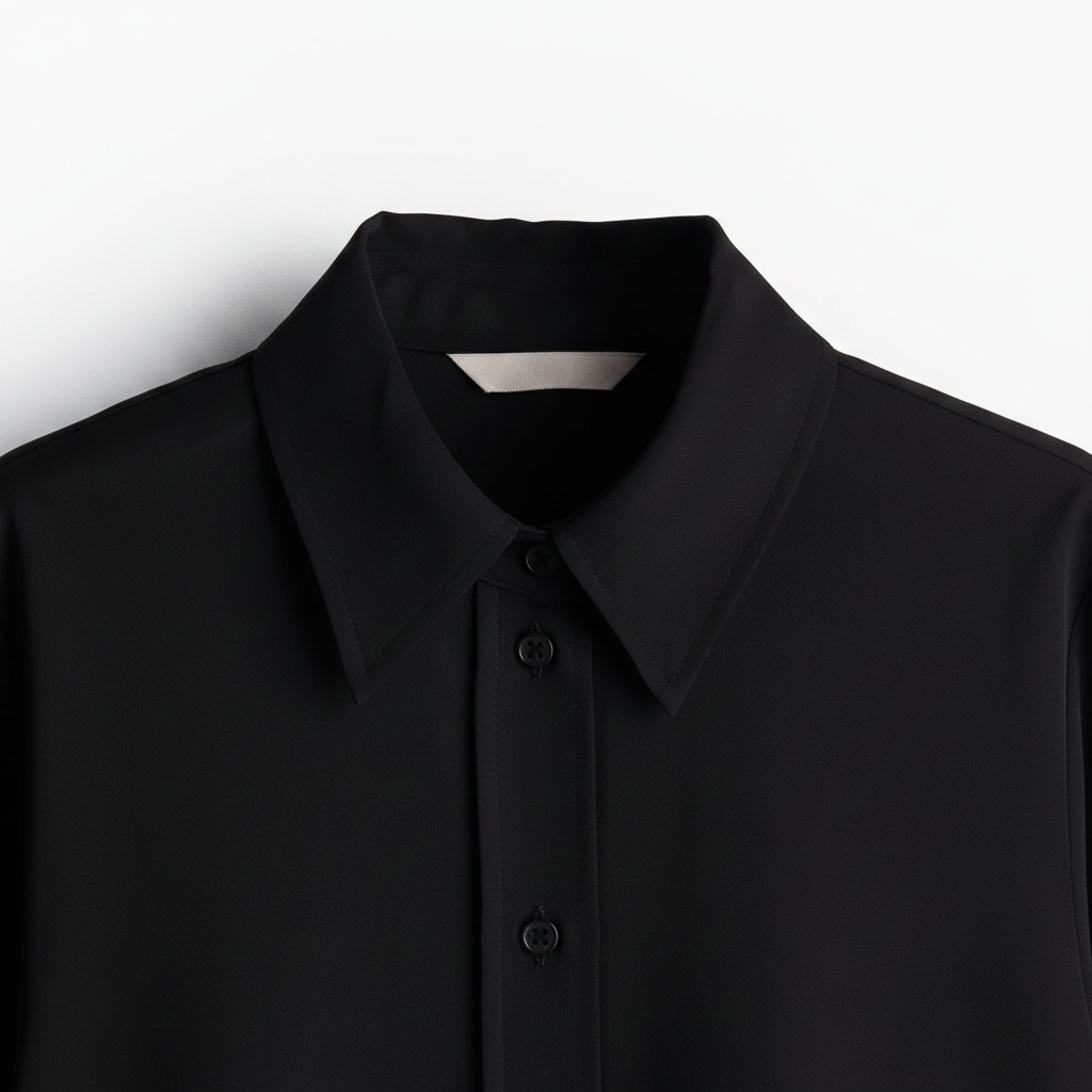 hm-womens-satin-shirt-black-collar-neck-detail-padded-1x1