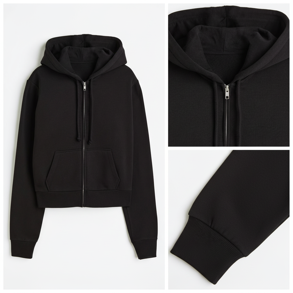 hm-womens-short-hooded-jacket-zip-up-black-collage-1x1