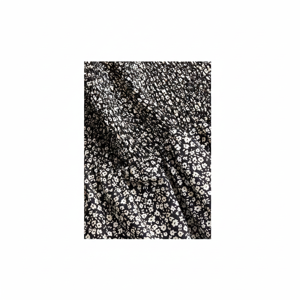hm-womens-smocked-mini-skirt-black-floral-waistband-texture-detail-padded-1x1
