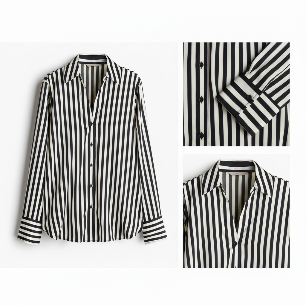 hm-womens-vneck-blouse-black-white-stripe-collage-1x1