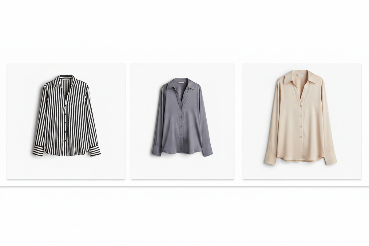 hm-womens-vneck-blouse-black-white-stripe-gray-light-beige-side-by-side
