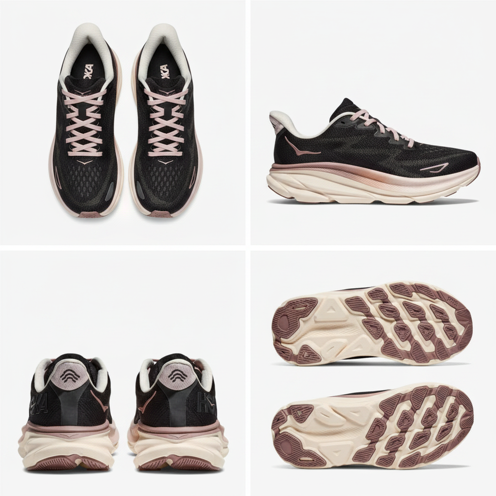 hoka-w-clifton-9-obsidian-quartzite-multi-angle-collage-1x1