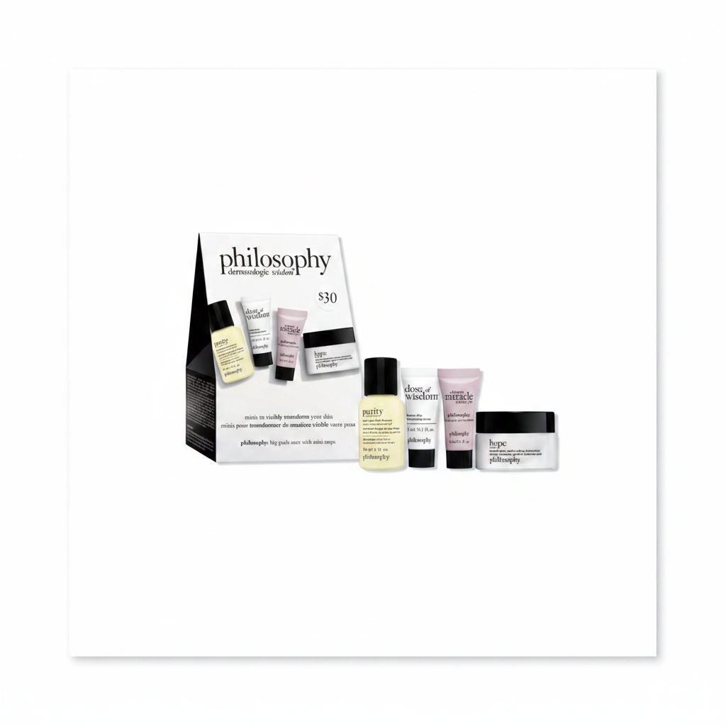 Philosophy Skincare Icons Minis Set - full set with box front view