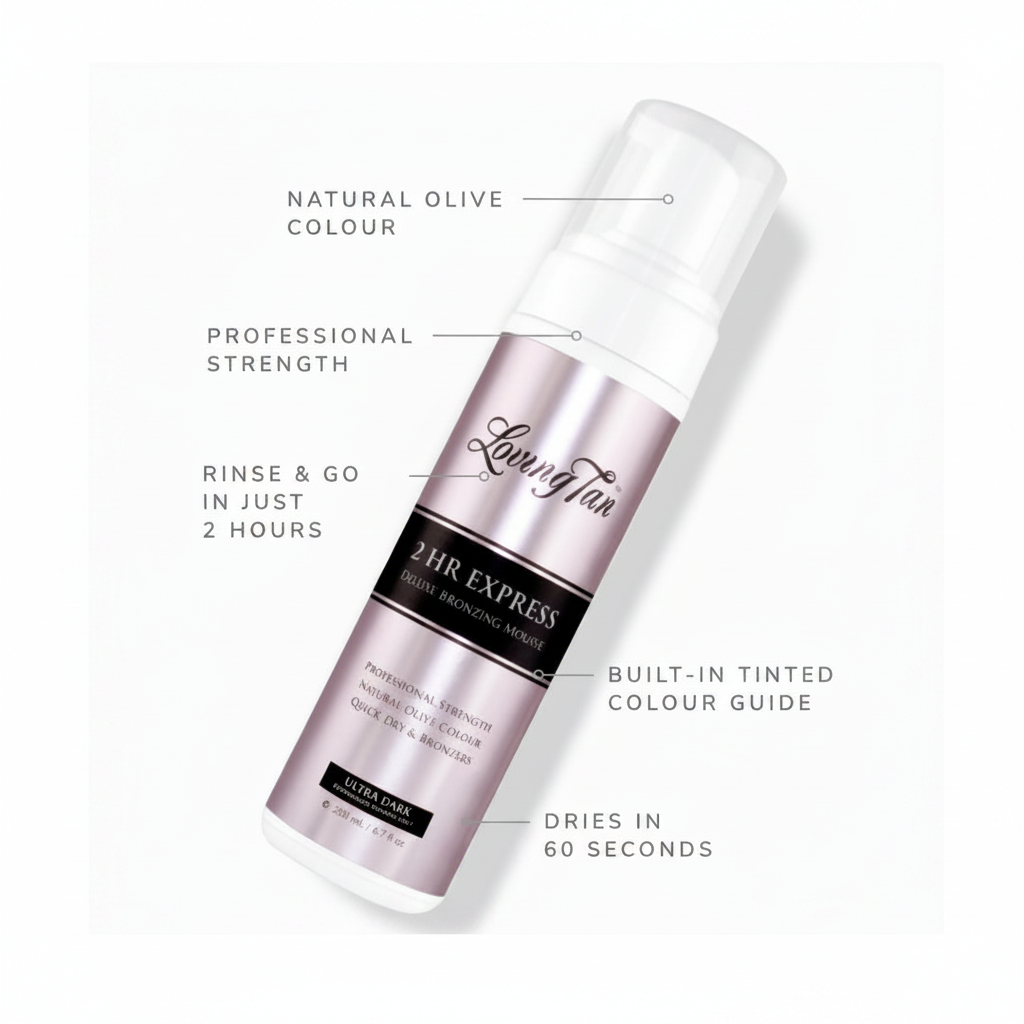 Loving Tan 2 HR Express Self-Tanning Mousse - key benefits and ingredients