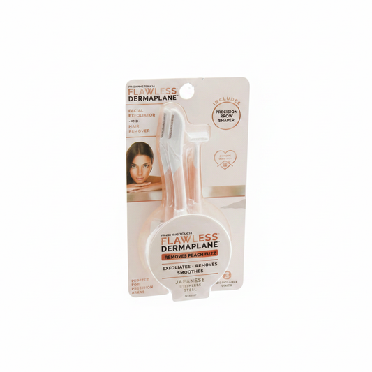 Finishing Touch Flawless DermaPlane Travel Pack - packaging detail