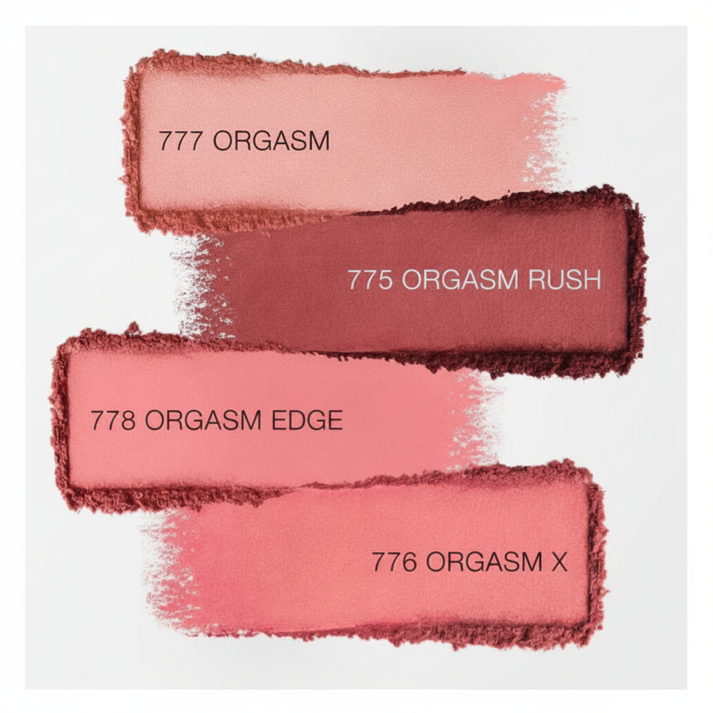 NARS Blush - shade comparison Behave 900 and Orgasm X 776