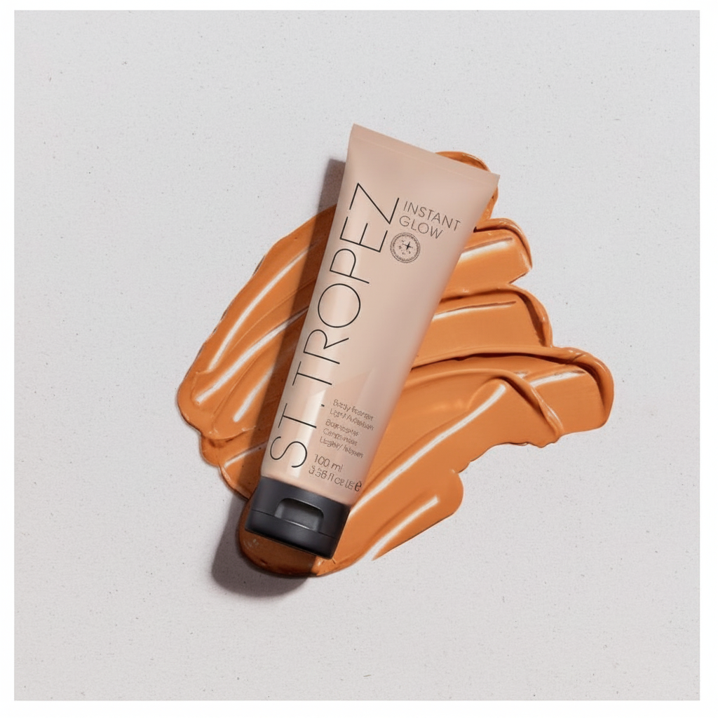 St Tropez Instant Glow Body Bronzer - application and results