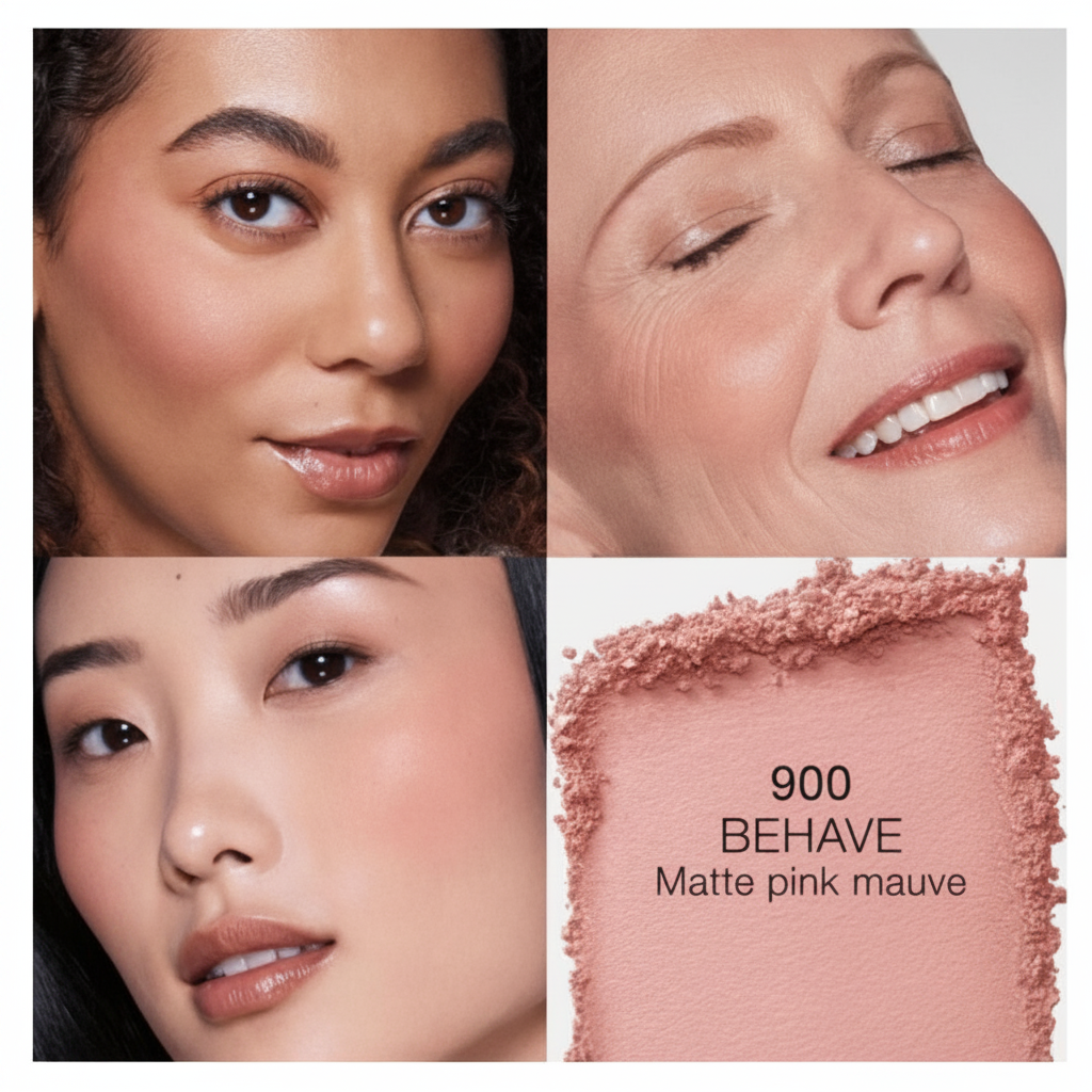 NARS Blush Behave 900 - swatch and color payoff