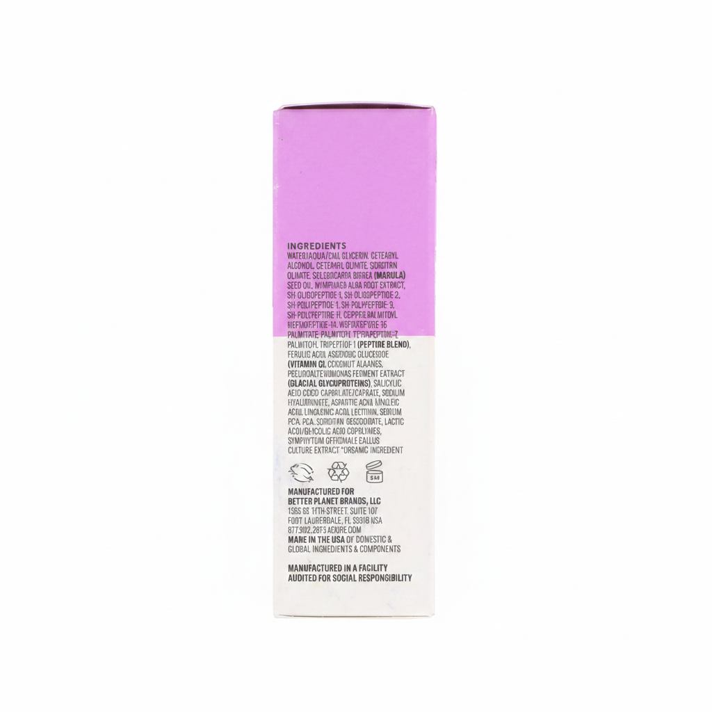 Acure Radically Rejuvenating Whipped Night Cream - vegan cruelty-free benefits