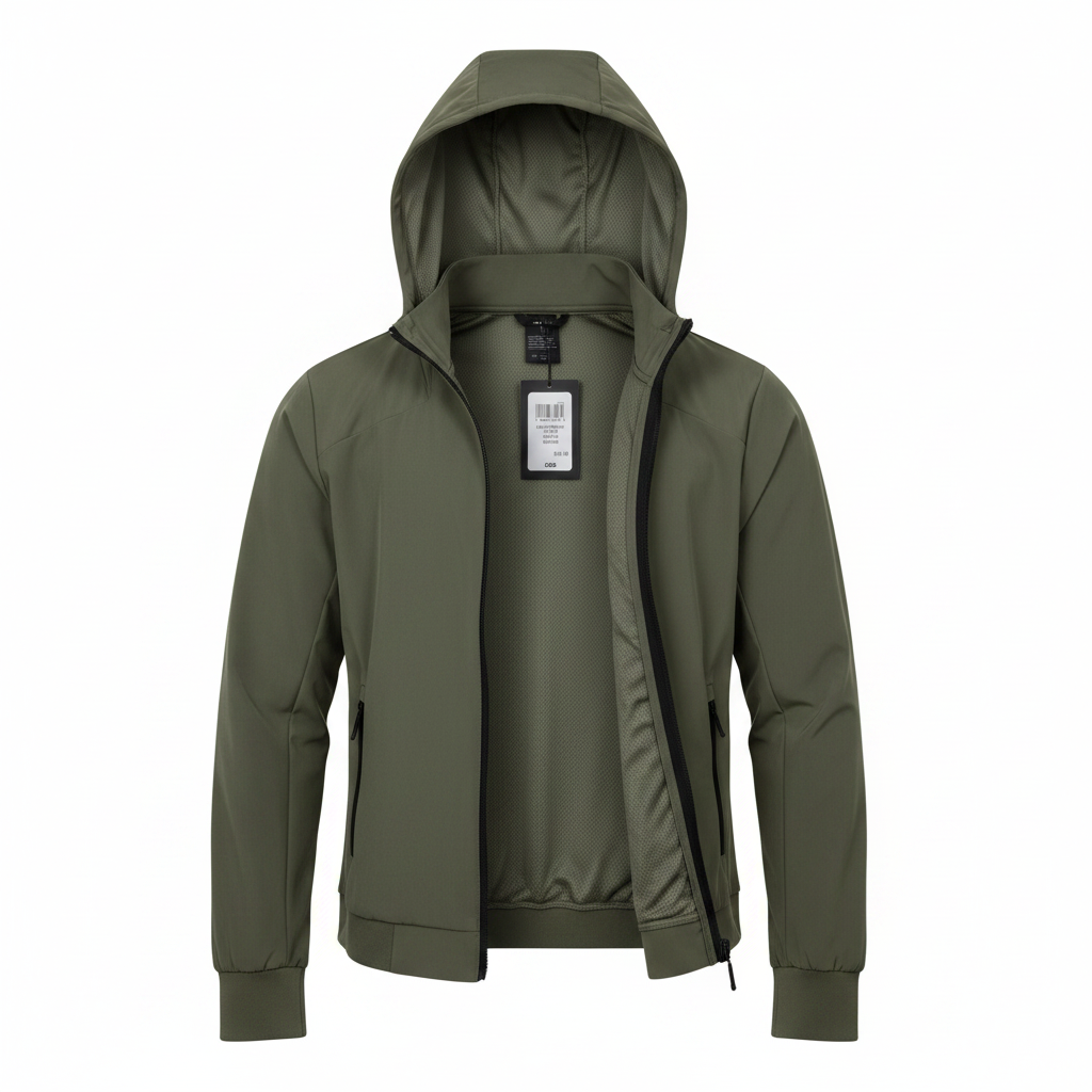 Jacket unzipped 1:1