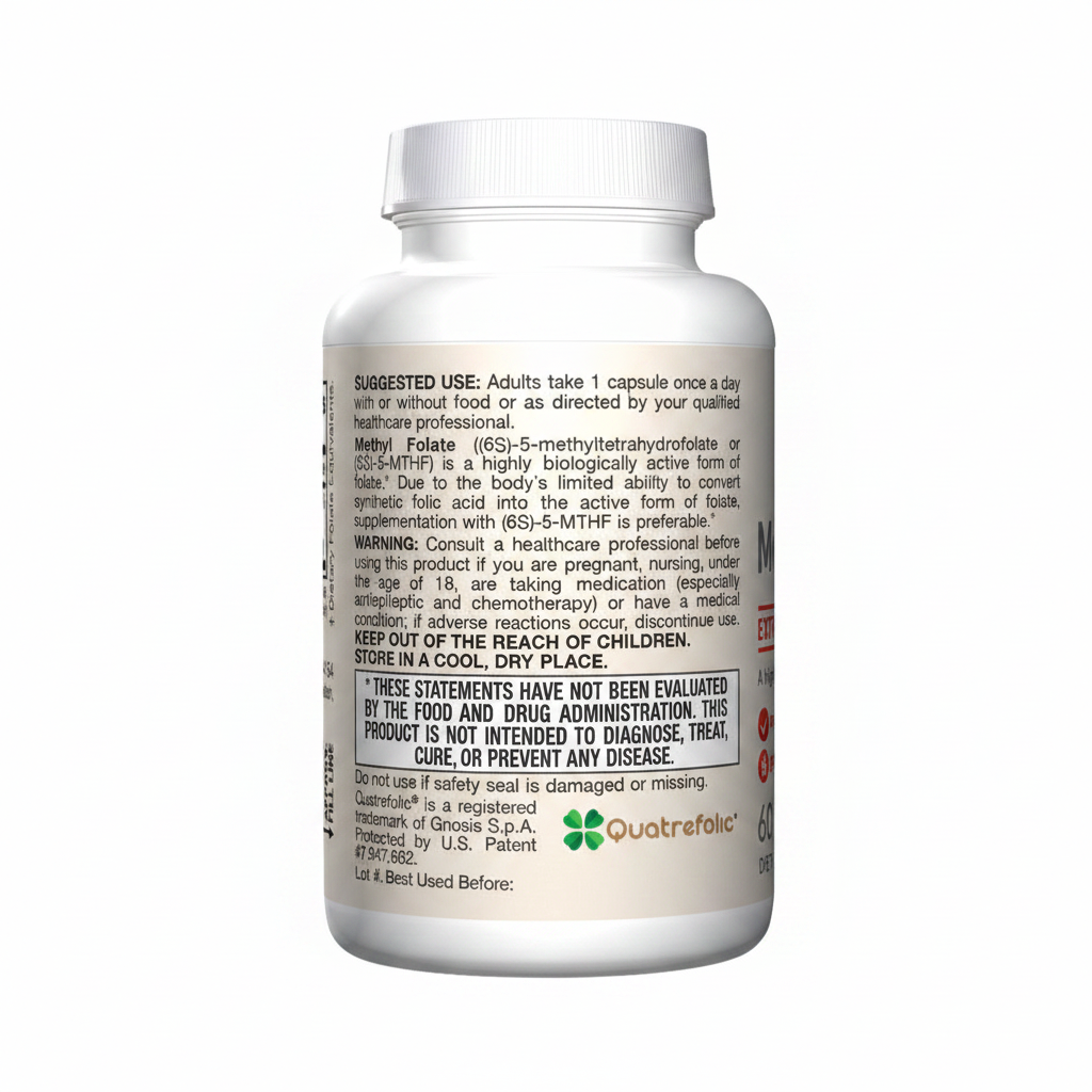 Jarrow Methyl Folate Suggested Use