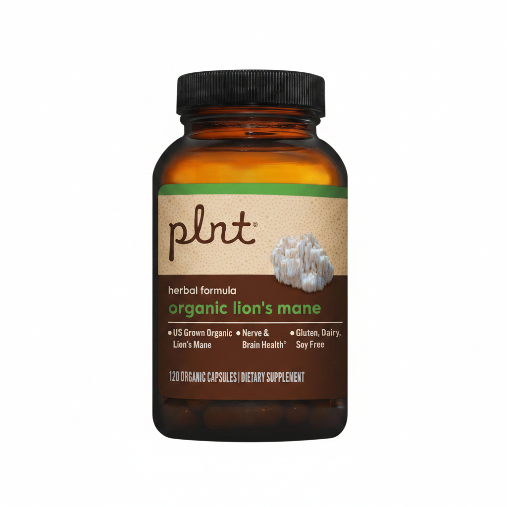 Lion's Mane Bottle - White BG