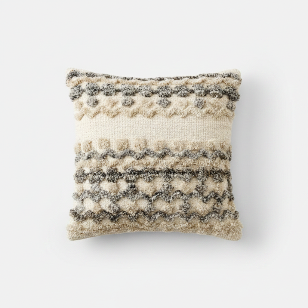 Monte Tufted Pillow flat lay