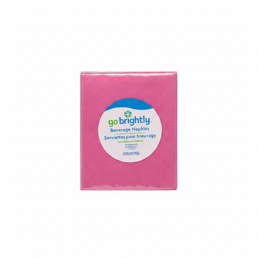 Napkins package on white