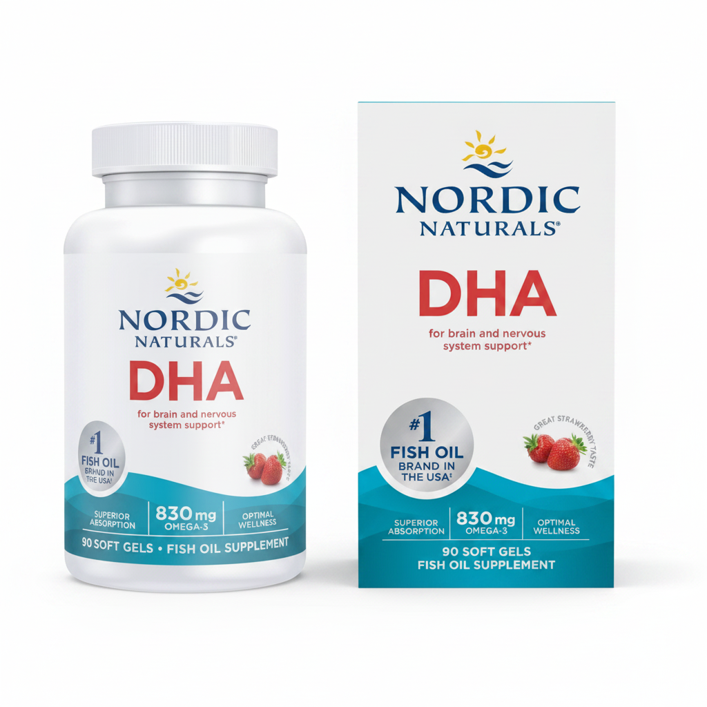 Nordic Naturals DHA 90ct - White BG