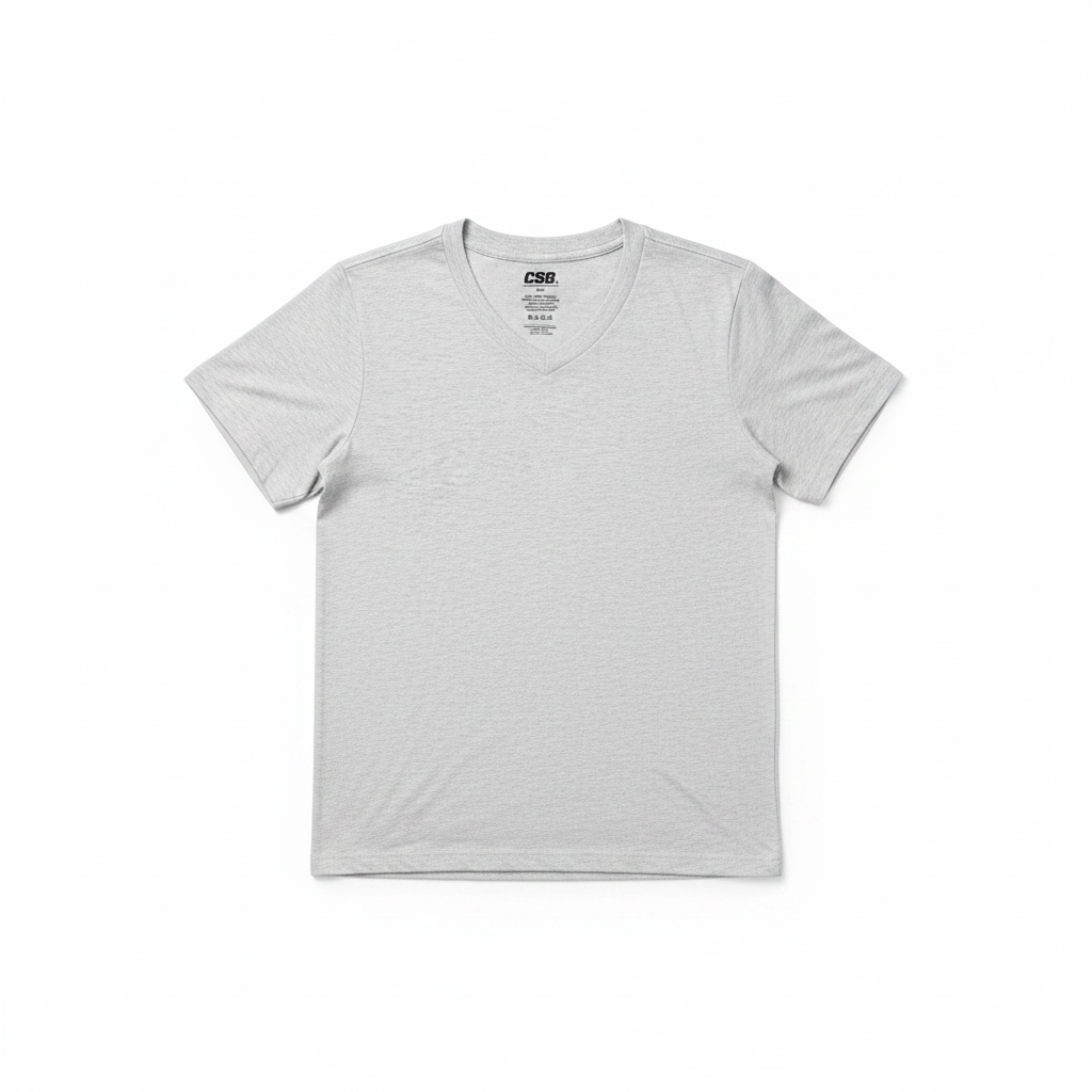 Oat V-Neck flat lay 1:1