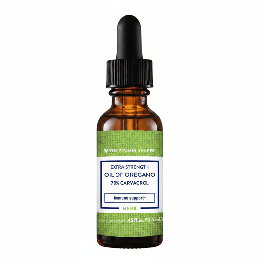 Oil of Oregano Bottle - White BG
