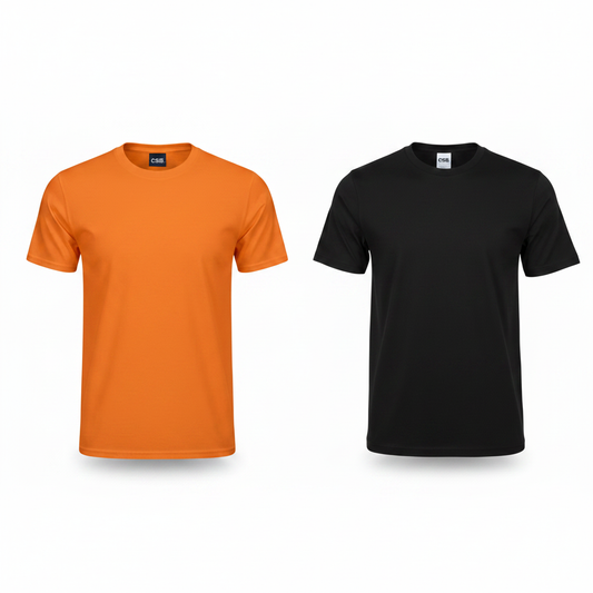 Orange & Black Full Body Collage 1:1