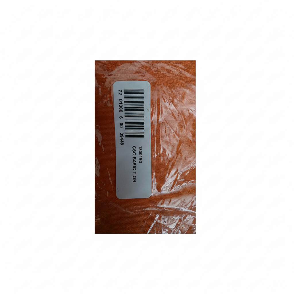 Orange label 1:1