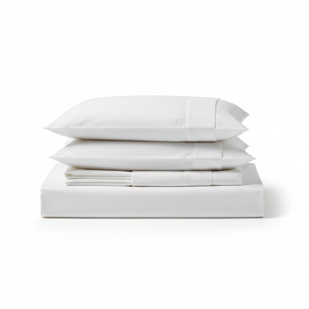 Percale Sheet Set folded