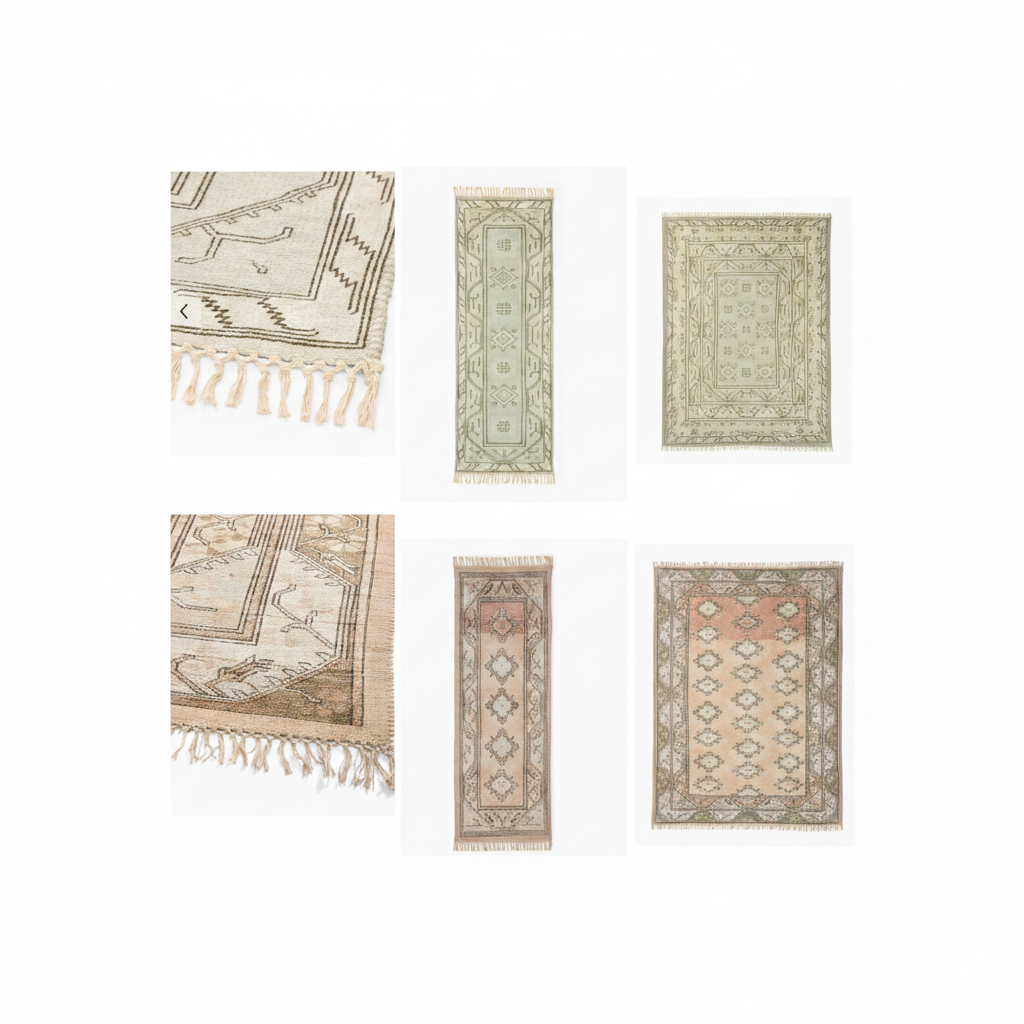 Persian rug collage no border