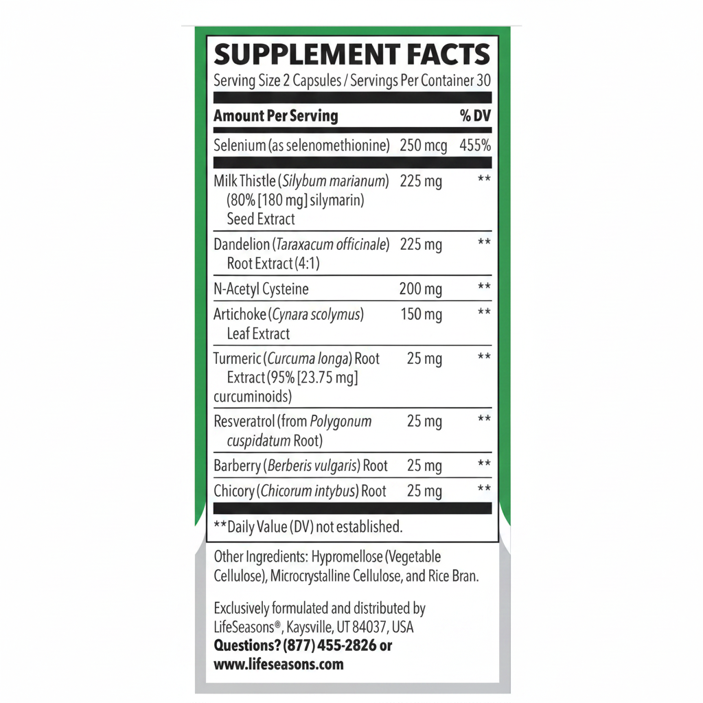 Puri-T Supplement Facts