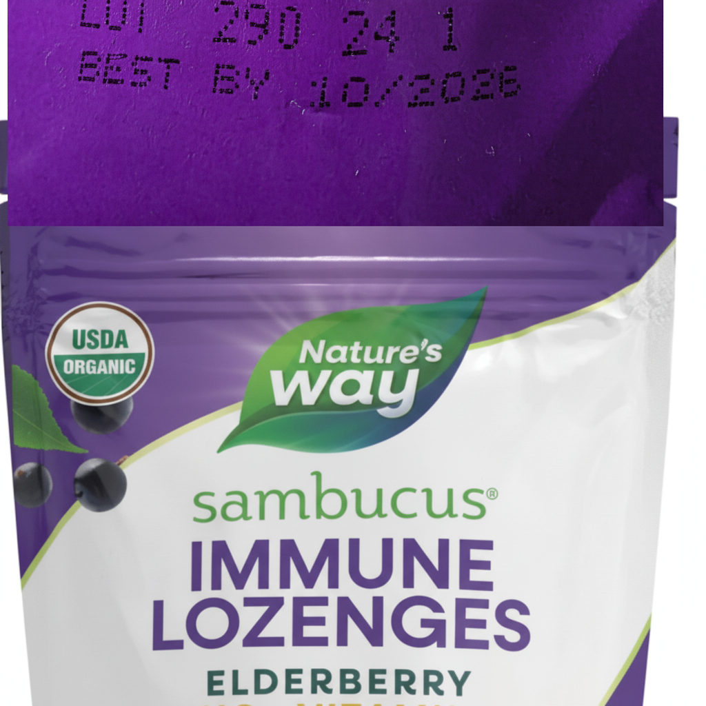Sambucus Immune Lozenges Bag Stamp