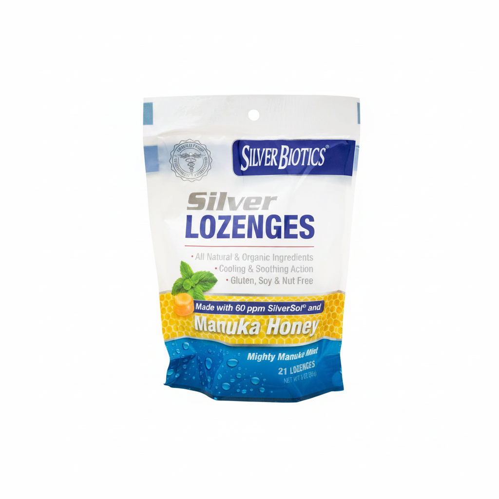 Silver Biotics Lozenges Bag Front