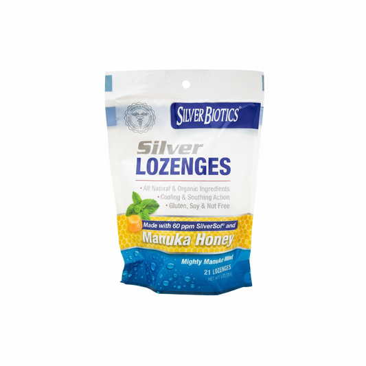 Silver Biotics Lozenges Bag Front
