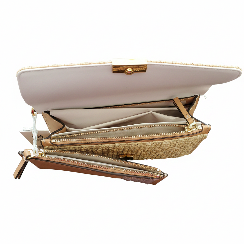 Thea Raffia - Zipper Interior